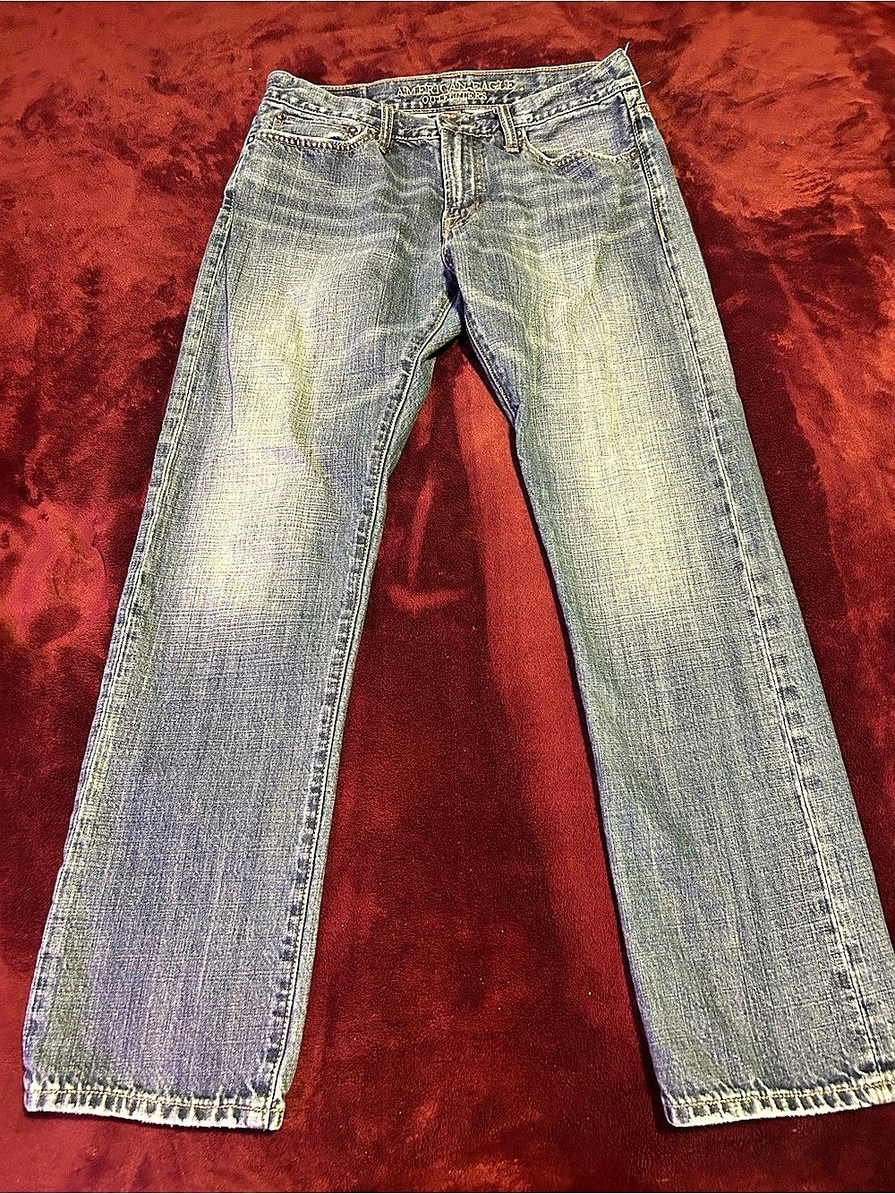 American Eagle Straight Leg Jeans Waist 30 Blue